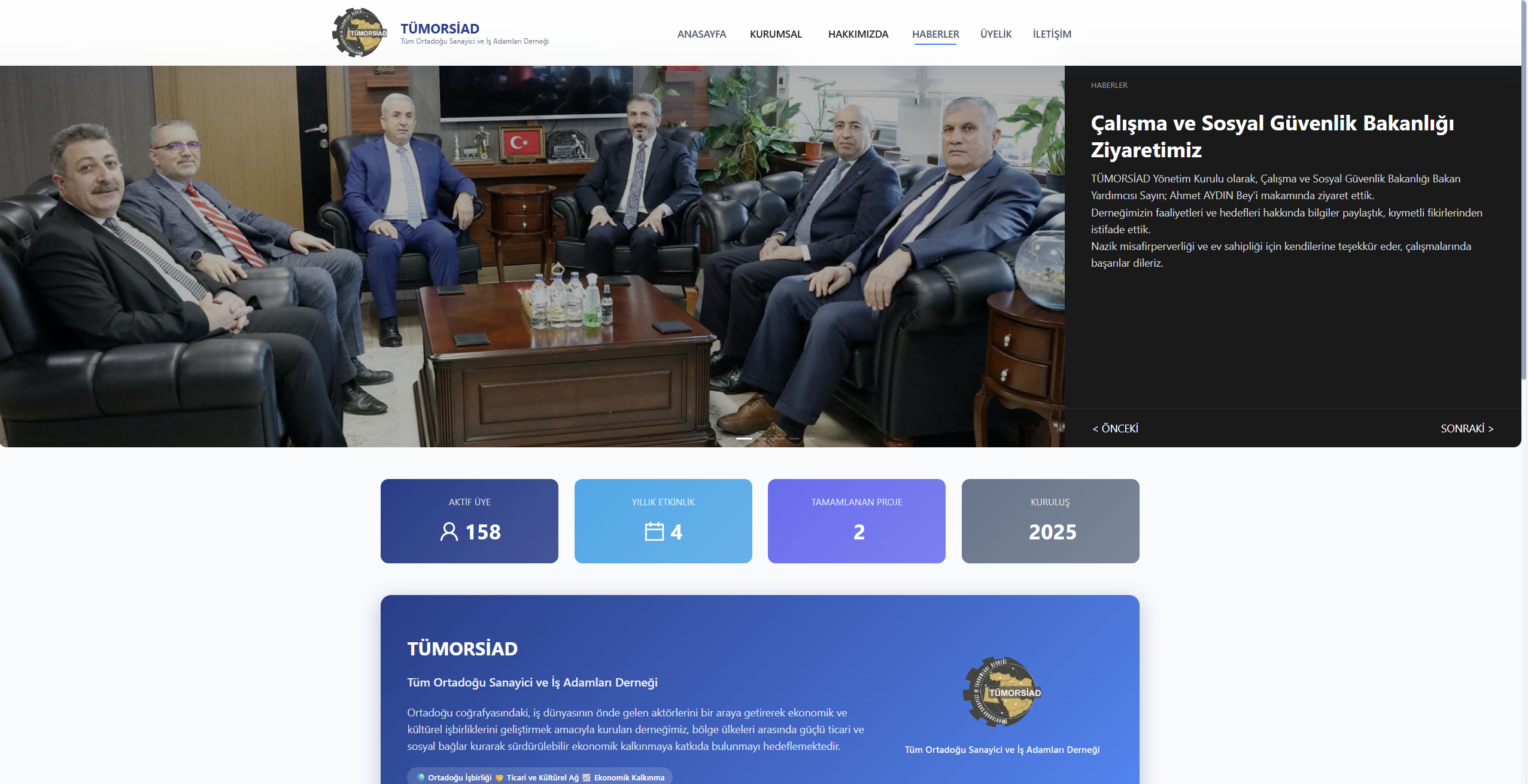 Uğurlu Yazılım - Kurumsal Admin Panelli Web Sitesi